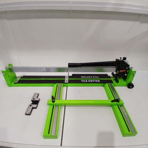 VEVOR MANUAL CERAMIC PORCELAIN TILE CUTTER WITH ALL-STEEL FRAME & BONUS SPARE CUTTER - 32" - GREEN image 2