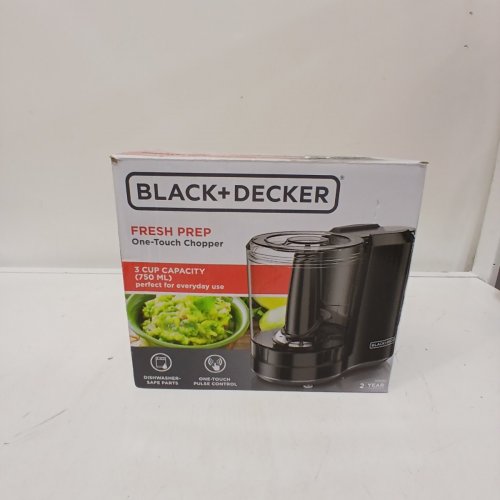 BLACK DECKER FRESH PREP ONE TOUCH CHOPPER - 25OZ (MODEL: HC300BC) image 5