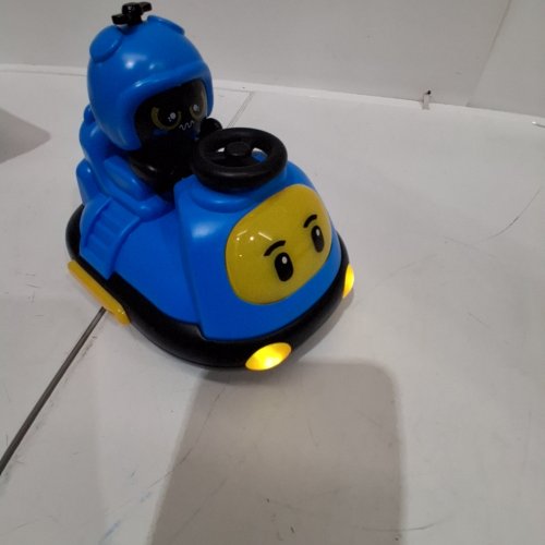 3PC REMOTE CONTROL BUMPER CAR TOY - BLUE/BLACK/YELLOW image 2