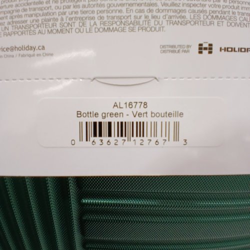 ATLANTIC ACCLAIM II HARDSIDE MEDIUM CHECKED LUGGAGE - 20.5" X 12.4" X 30.5" - BOTTLE GREEN (MODEL: AL16778) image 2
