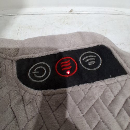 HOMEDICS HEATING PAD, DUEL INTENSITY VIBRATING HEATED NECK & SHOULDER MASSAGE WRAP TO AID & REJUVENATE SORE AND TIRED MUSCLES - GREY / BLACK (MODEL: NMS-450HA) image 2