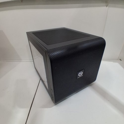 THERMALTAKE CORE V21 SPCC MICRO ATX CUBE COMPUTER CASE, BLACK (MODEL: CA-1D5-00S1WN-00) image 3
