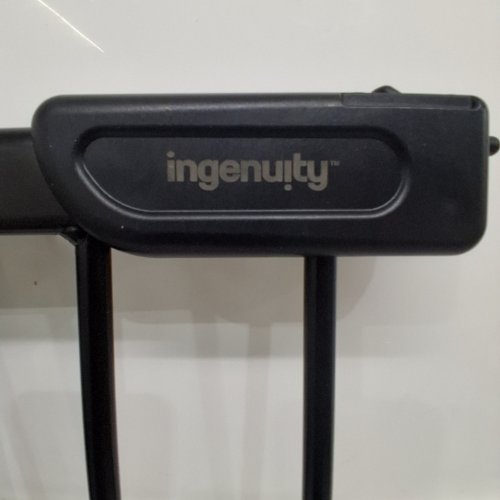 INGENUITY THE STAIRWAY+ 46W SERIES PET/BABY GATE - 32.5" X 31"-46" - BLACK (MODEL: 17171) image 3
