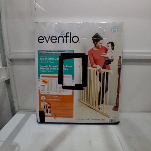 INGENUITY THE STAIRWAY+ 46W SERIES PET/BABY GATE - 32.5" X 31"-46" - BLACK (MODEL: 17171) image 4