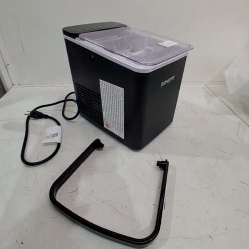 EUHOMY COUNTERTOP ICE MAKER WITH ICE SCOOP AND BASKET - MAKES 26.5LB / DAY - BLACK (MODEL: IM021-B1) image 3