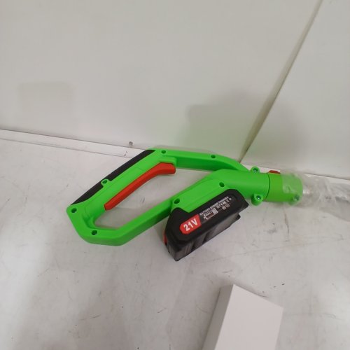 CORDLESS WEED WACKER LAWN MOWER WITH 2 RECHARGEABLE BATTERIES - GREEN (MODEL: HT-90) image 2
