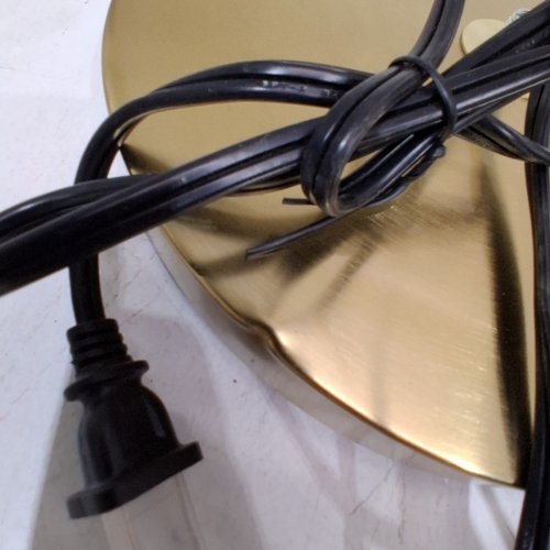 GLOBE ELECTRIC MOLLY MODERN FLOOR LAMP WITH FOOT SWITCH - 60" - SATIN GOLD - (MODEL: 12915) image 3