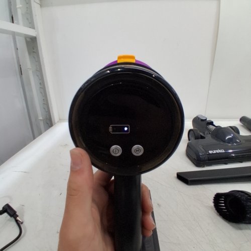 EUREKA 4-IN-1 CORDLESS PORTABLE STICK/HANDHELD VACUUM CLEANER WITH LED HEADLIGHT AND DETACHABLE BATTERY - 250W - BLACK/purple/silver (MODEL: NEC410BK) image 2