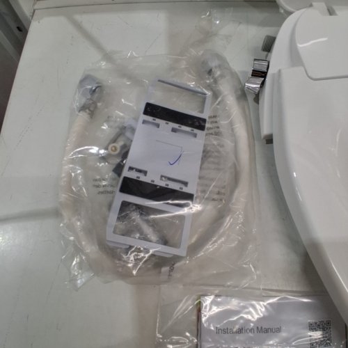 GARVEE ROUND BIDET TOILET SEAT - 19" - WHITE (MODEL: PHO-0XYK2Q9C) image 3