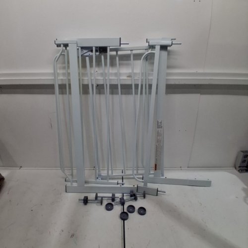 REGALO EASY STEP ADJUSTABLE METAL WALK-THROUGH GATE - 29" - 49" X 30" - WHITE - (MODEL: 1164EWDS) image 2