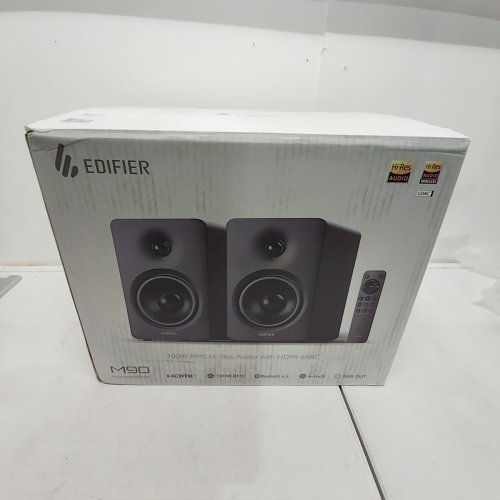 EDIFIER MULTIMEDIA HI-RES AUDIO SPEAKERS - 100W RMS, 4" - BLACK (MODEL: M90) image 6