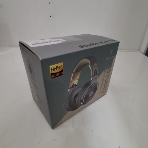 ONEODIO HI-RES OVER-EAR WIRED STUDIO HEADPHONES WITH 50MM NEODYMIUM DRIVERS, 3.5MM/6.35MM AUDIO JACK - SILVER/GOLD (MODEL: PRO-10) image 4