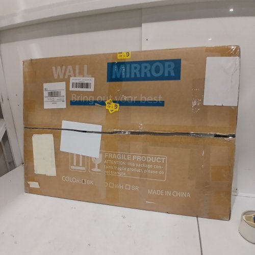 HARRITPURE WALL-HANGING ARCHED MIRROR - 20"X 30" - BLACK image 4