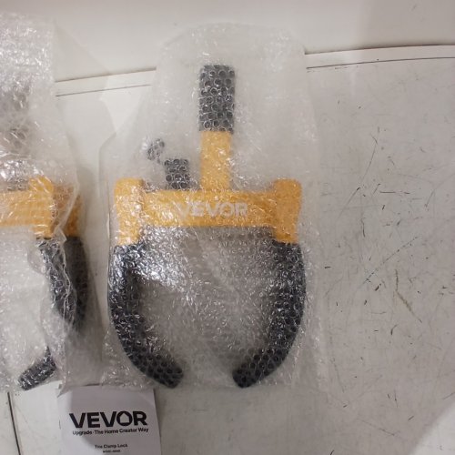 2PK HEAVY DUTY ANTI THEFT WHEEL LOCK CLAMP ANTI-THEFT TOWING PARKING BOOT - YELLOW/BLACK (MODEL:6994B ) image 4