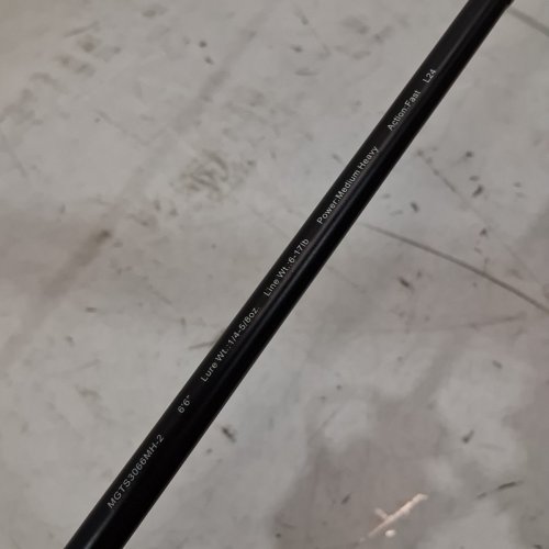 Bps MEGA CAST SPINNING COMBO MEDIUM HEAVY - 6FT 6", 5.1:1 GEAR RATIO - (MODEL: MGTS3066MH-2) image 5