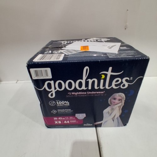 44PK GOODNITES POTTY TRAINING UNDERWEAR FOR GIRLS - EXTRA SMALL - DISNEY FROZEN image 2