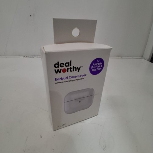 DEALWORTHY EARBUD CASE COVER - FOR APPLE AIRPODS GENERATION 1 & 2 - CLEAR image 3
