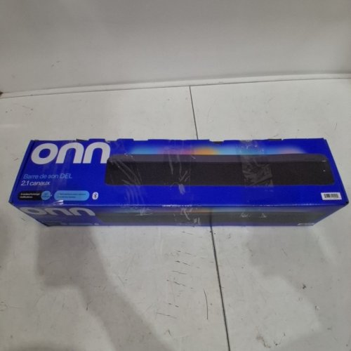 ONN. LED BLUETOOTH STEREO 2.0 WIRELESS/WIRED SOUNDBAR WITH REMOTE CONTROL - 20" - 120 WATTS - BLACK - (MODEL: 100075108) image 4