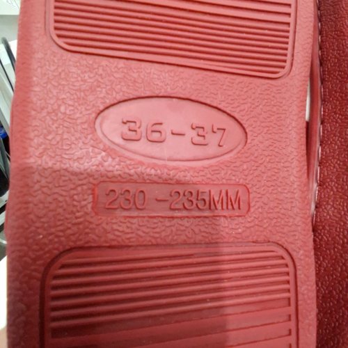 WOMEN'S COZY PLUSH SLIPPERS - 6.5 (36-37) - RED image 3