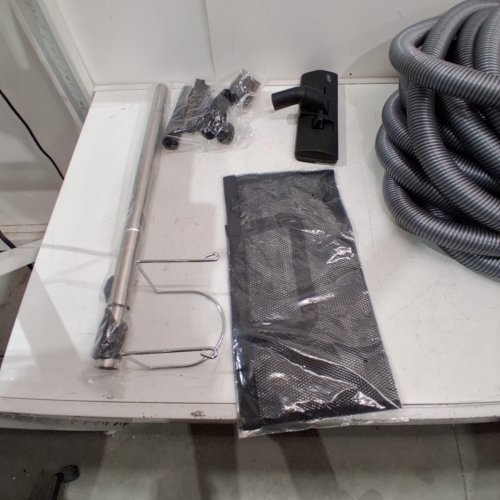 OVO CENTRAL VACUUM STANDARD ACCESSORIES KIT - 50FT HOSE - GREY (MODEL: ACCHO-50LV-BK) image 4