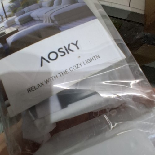 AOSKY BLACKOUT CORDLESS ROLLER SHADE FOR WINDOW UV PROTECTION - 51" X 72" - GREY image 3