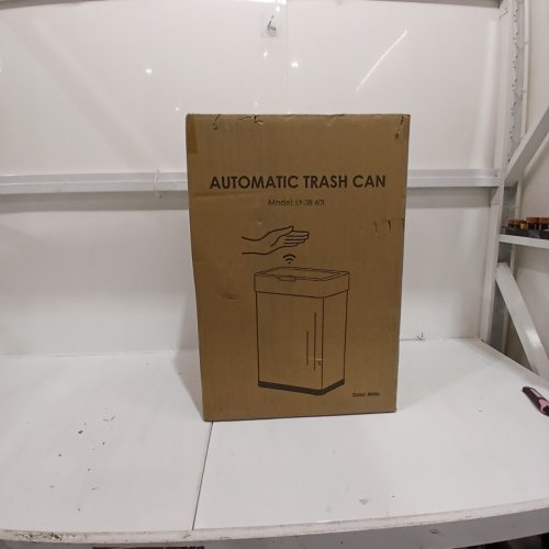 TL SUNNY AUTOMATIC MOTION SENSOR TOUCHLESS TRASH CAN - 60L - 18.5GAL - WHITE (MODEL: LY-38) image 2