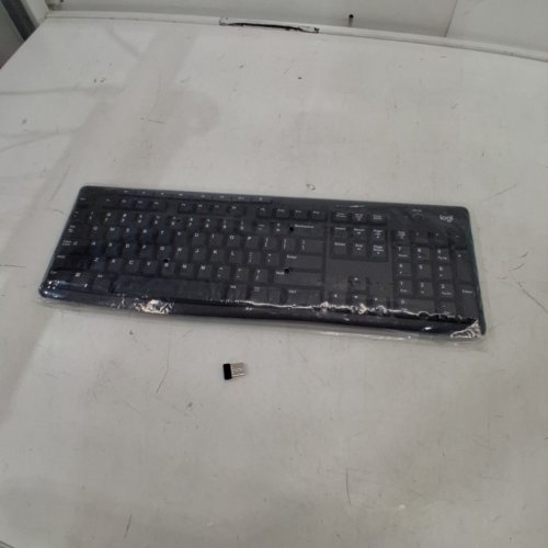 LOGITECH WIRELESS KEYBOARD - 2.4 GHZ - BLACK (MODEL: K270) image 3
