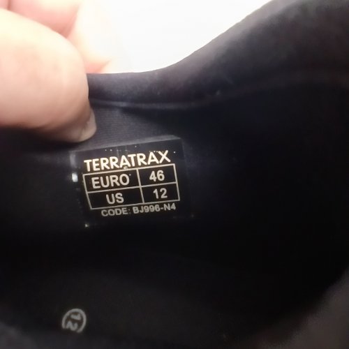 MEN'S TERRATRAX WATERPROOF ANKLE BOOTS - SIZE 12 - NAVY BLUE image 3