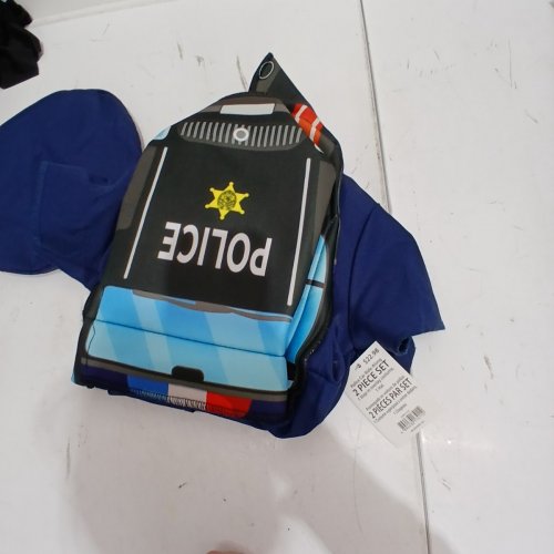 POLICE CAR RIDE-ALONG COSTUME SET - 3T-4T - BLUE / BLACK (STYLE:WM28064683-525) image 3