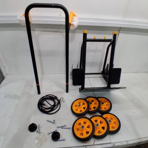 EXGIZMO HEAVY-DUTY STAIR CLIMBING CART - 550LBS CAP - BLACK/YELLOW image 2