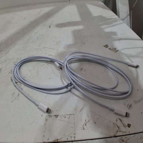 2PK IFEART UBS-C TO USB-C CHARGING CABLE - 3FT - WHITE image 3
