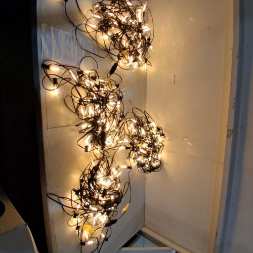 POGESTRAND WATERPROOF SHATTERPROOF ST38 OUTDOOR STRING LIGHTS - 100FT - BLACK/2200K WARM LIGHT (MODEL:IL-E12-18100050) image 2