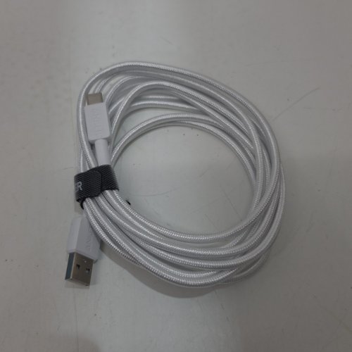 ANKER 322 SERIES 3 USB-A TO USB-C BRAIDED CHARGING CABLE - 10FT - WHITE (MODEL: A81H7) image 2