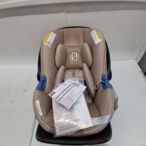 CYBEX GOLD ATON G SWIVEL CAR SEAT WITH BASE - 180° ROTATION - ALMOND BEIGE - (MODEL:524002647) image 4