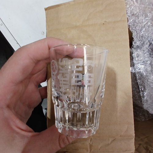 4PC ASSORTED NEW YORK KNICKS DRINKING GLASS SET - 2- 16OZ/ 2- SHOT GLASSES - ORANGE/BLUE image 3