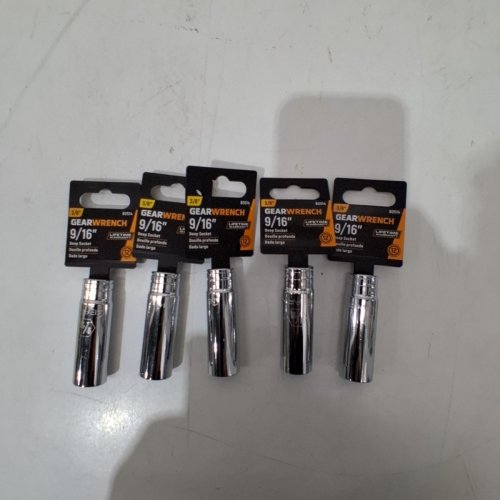 5PK GEARWRENCH DEEP SOCKET - 9/16"; 3/8" DRIVE (MODEL: 80514) image 2