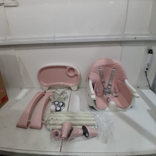5-IN-1 FOLDABLE BABY HIGH CHAIR - PINK (MODEL: FOU-002) image 4