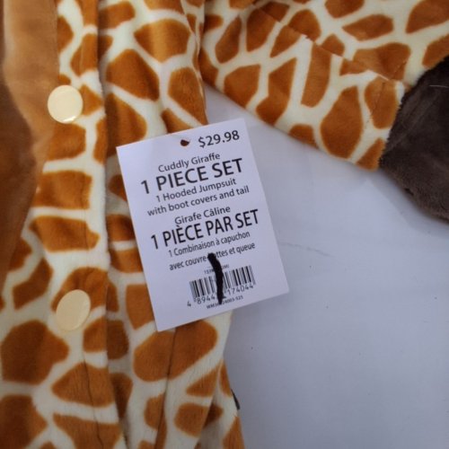 BABY PALAMON CUDDLY GIRAFFE COSTUME - 6-12M - BROWN (STYLE: 1538) image 3