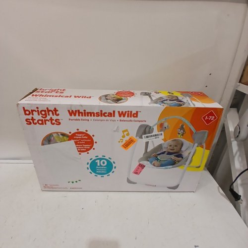 BRIGHT STARTS WHIMSICAL WILD CRADLING BOUNCER SEAT image 4