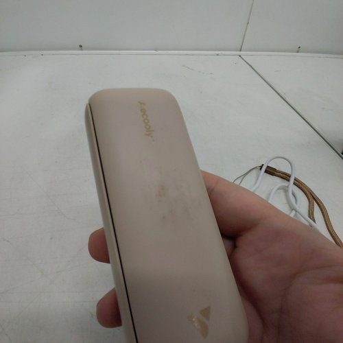 AECOOLY PORTABLE HANDHELD POCKET FAN WITH MIRROR - BEIGE image 4