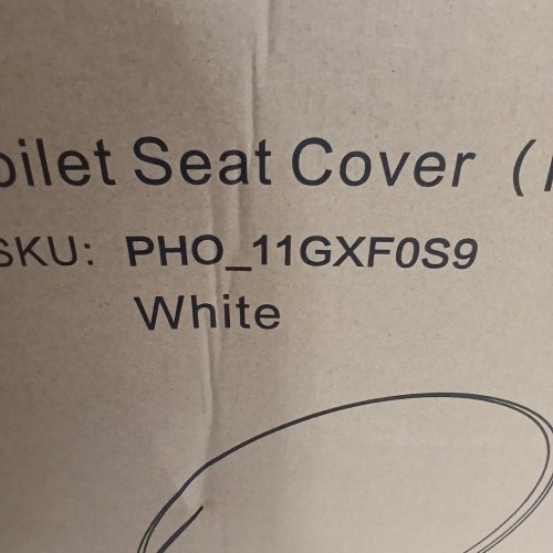 GARVEE WHITE ELONGATED TOILET SEAT QUIET CLOSE COVER AND SEAT, EASY TO CLEAN AND STAIN-RESISTANT, RESIDENTIAL TOILET SEAT WITH LID - 18.5" - WHITE (MODEL: PHO_11GXF0S9) image 2