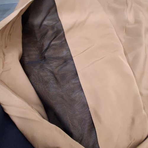 4PC GAZEBO OUTDOOR WATERPROOF CURTAINS WITH MOSQUITO MESH WINDOWS - ~10FT X ~10FT - KHAKI image 4