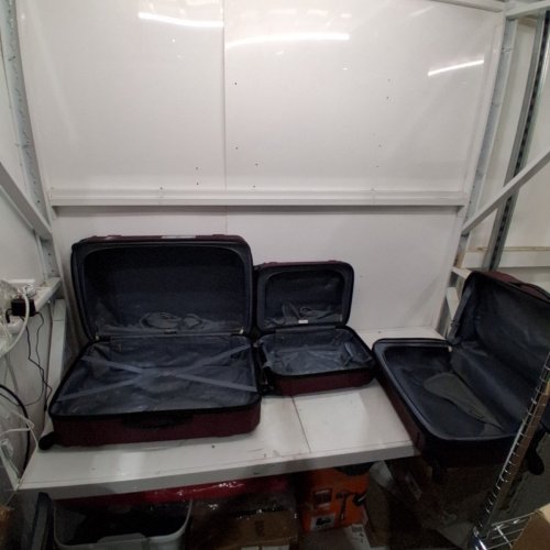 3PC SIWSSGEAR HARDSIDE TYAK LUGGAGE SET - RED (MODEL: SW16769) image 3