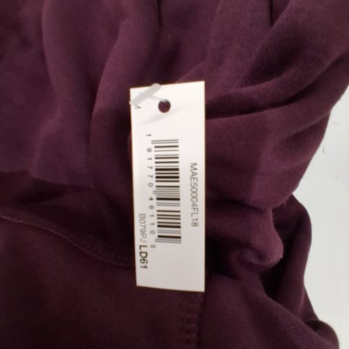 WOMEN'S AMAZON ESSENTIALS SHERPA LINED FULL ZIP HOODED FLEECE SWEATER - MEDIUM - PLUM (STYLE:B079P9JNJ1) image 2