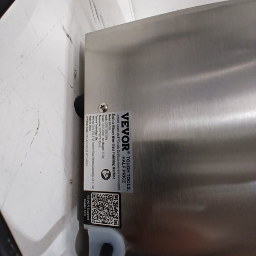 VEVOR 5-BRUSH WINE GLASS POLISHER MACHINE - 20" X 12" X 13" - SILVER (MODEL: FM-11B) image 4