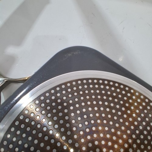 FIGMINT NONSTICK CERAMIC SINGLE BURNER GRIDDLE PAN - 12" - GREY image 4