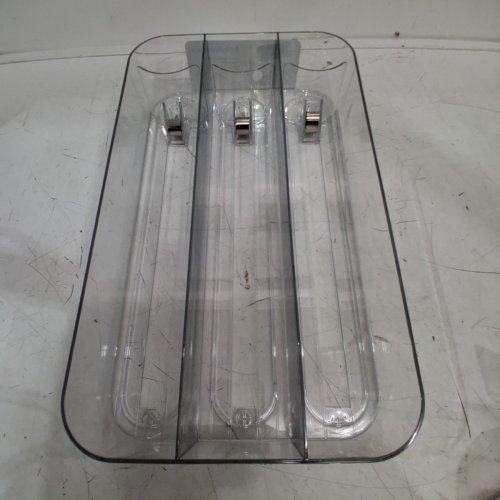 BRIGHTROOM DRINK PUSHER FRIDGE ORGANIZER TRAY - 9.1" X 15" X 3.2" - TRANSPARENT image 4