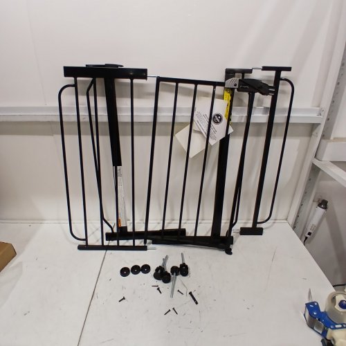 REGALO EASY STEP EXTRA WIDE SAFETY GATE - 29-49" X 30" - BLACK (MODEL: 1164 EB DS) image 2