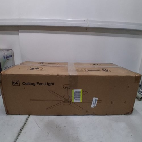 CEILING FAN WITH LIGHT- 6 SPEED, 3 CCT DIMIABLE - 64" - BLACK\BROWN (MODEL: FL72801W-AMZUS) image 5