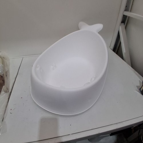 SKIP HOP MOBY PLASTIC BATHTUB - 19" X 12" - WHITE image 2